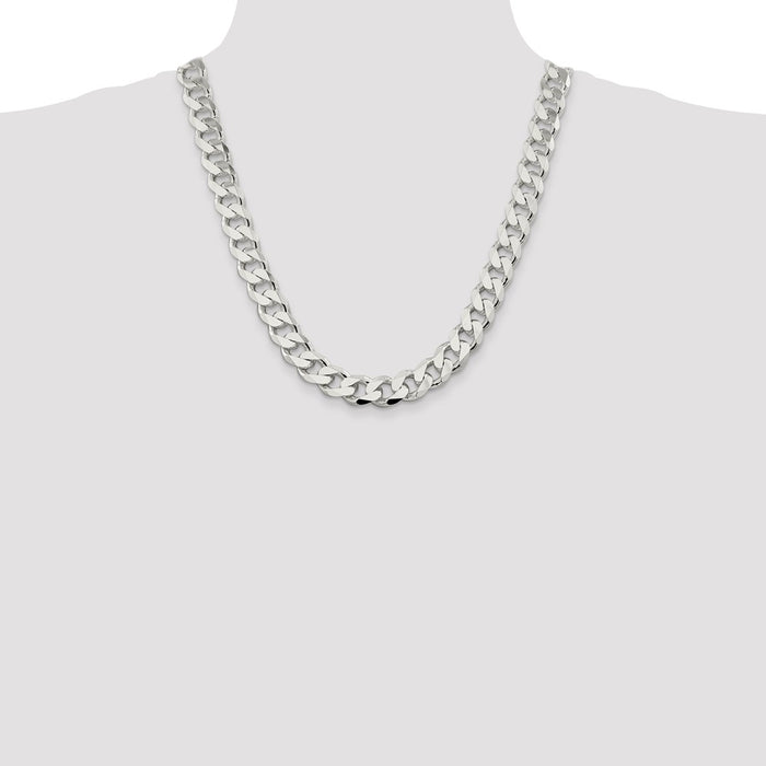 Buy 13mm Sterling Silver Curb Chain - Stylish & Affordable Jewelry Option-4