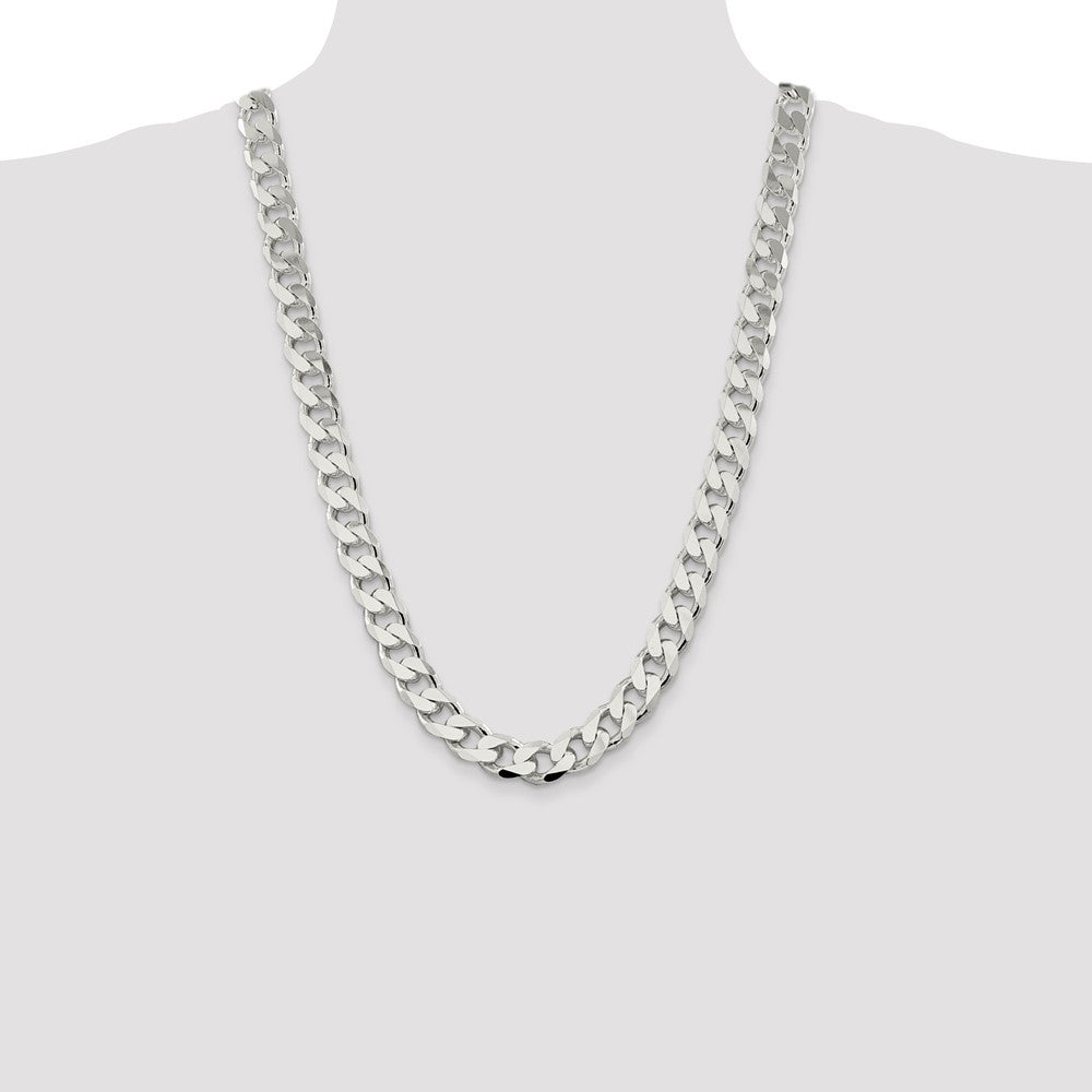 High-Quality 13mm Sterling Silver Curb Chain - Affordable Style & Value