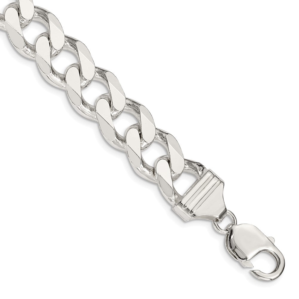 Buy Stylish 13mm Sterling Silver Curb Chain - High-Quality & Affordable