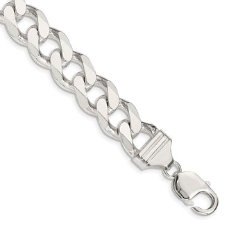 Buy Stylish 13mm Sterling Silver Curb Chain - High-Quality & Affordable