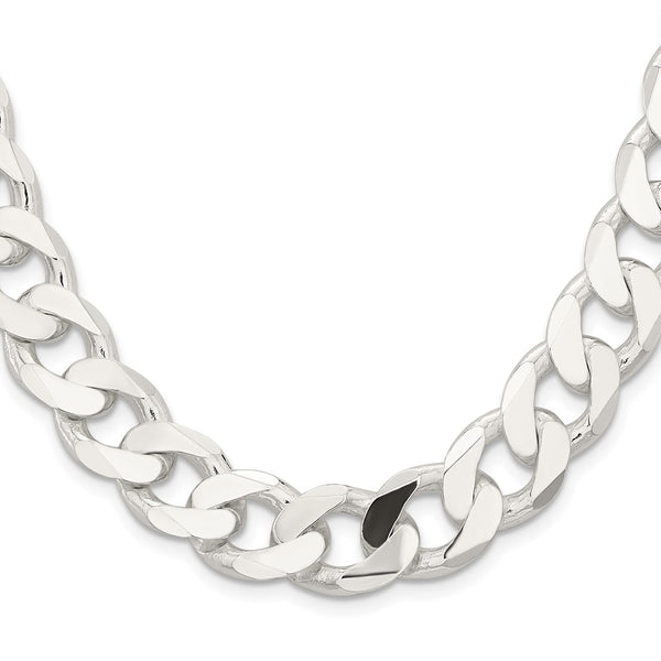 14.5mm Sterling Silver Curb Chain - Style GR1-1031903