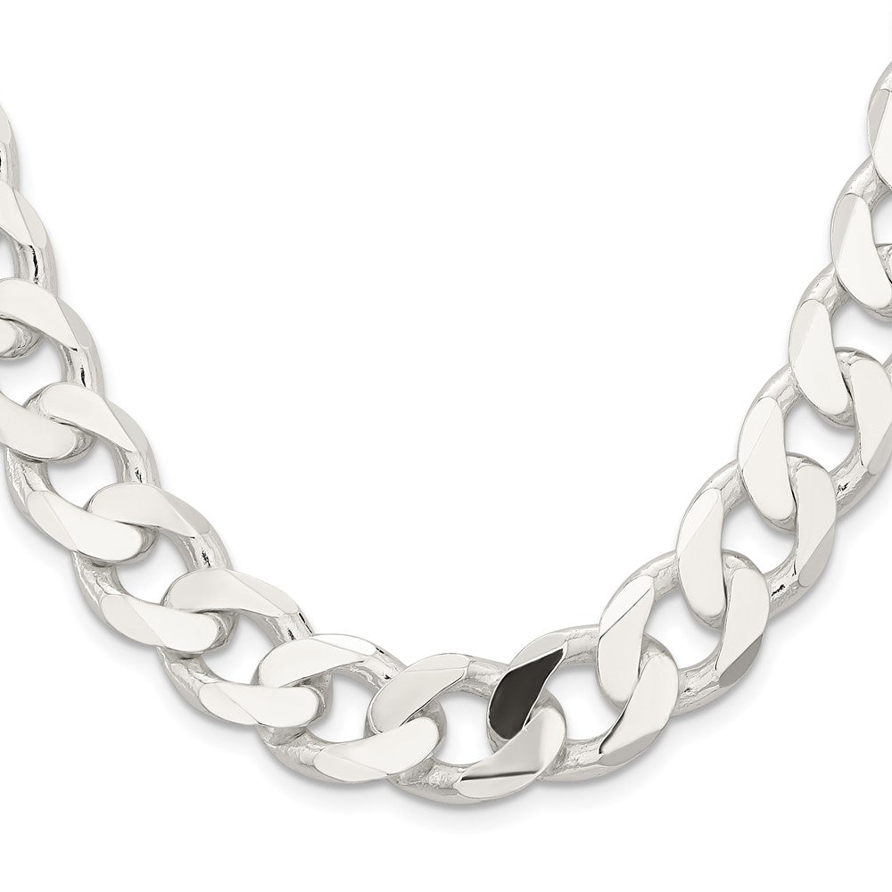 Buy Stylish 14.5mm Sterling Silver Curb Chain - Affordable Luxury Jewelry
