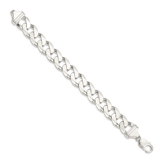 Buy Stylish 14.5mm Sterling Silver Curb Chain - Luxury Jewelry Value!