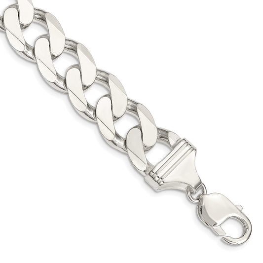 Buy Stylish 14.5mm Sterling Silver Curb Chain | Affordable Luxury Jewelry