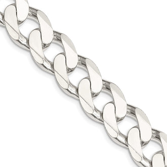 Buy 14.5mm Sterling Silver Curb Chain - Stylish & Affordable Jewelry Option