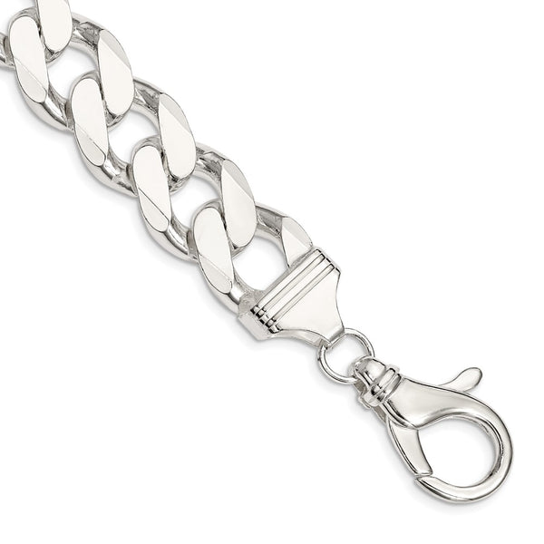 Sterling Silver 16.25mm Curb Link Chain
