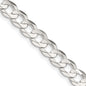 Buy Exclusive 6.75mm Sterling Silver Beveled Concave Curb Chain - Stylish Design-5