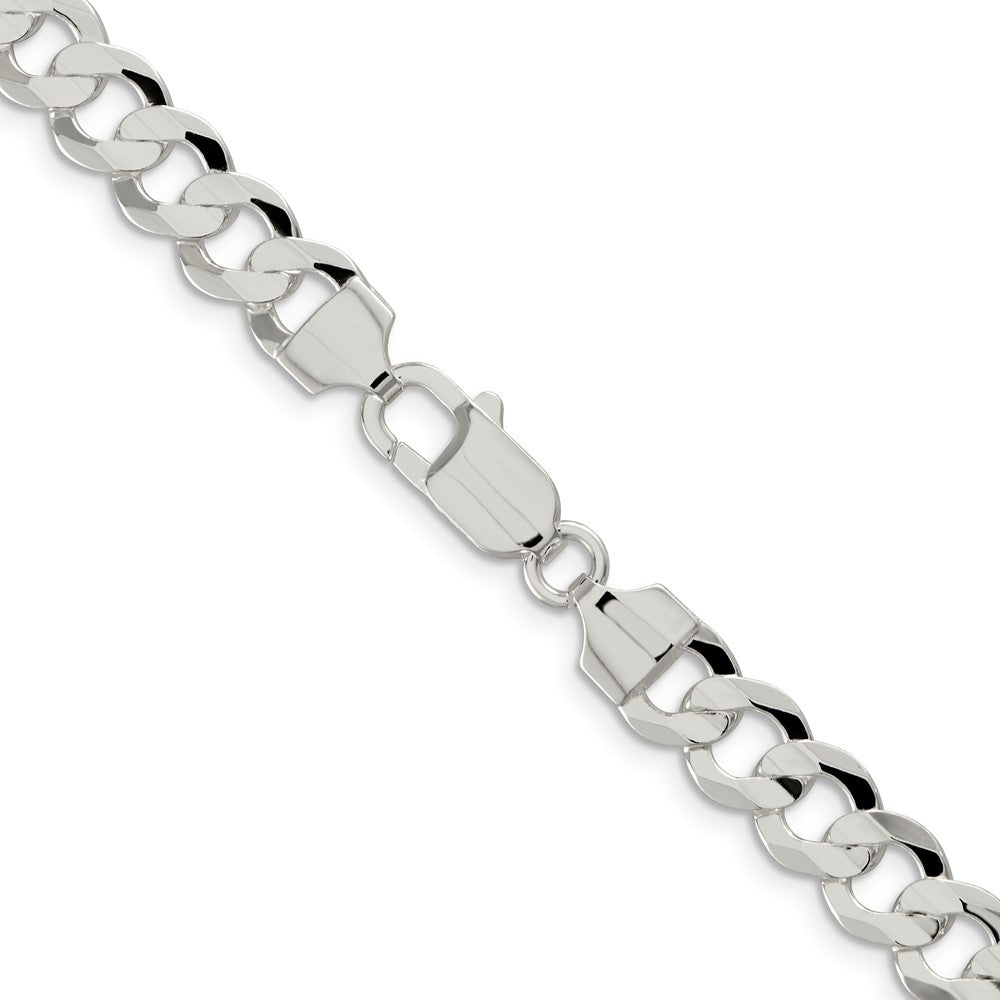Buy Stylish Sterling Silver 7.8mm Beveled Concave Curb Chain - Affordable Luxury