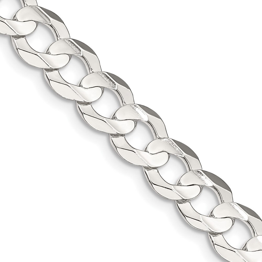 Buy Stylish Sterling Silver 7.8mm Beveled Concave Curb Chain - Affordable Luxury