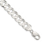 Buy Stylish 11.9mm Beveled Concave Curb Chain in High-Quality Sterling Silver-1
