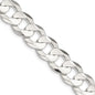 Buy Stylish 11.9mm Beveled Concave Curb Chain in High-Quality Sterling Silver-8