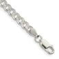 Buy Stylish 4.5mm Pav Curb Chain in High-Quality Sterling Silver - Affordable Price-1
