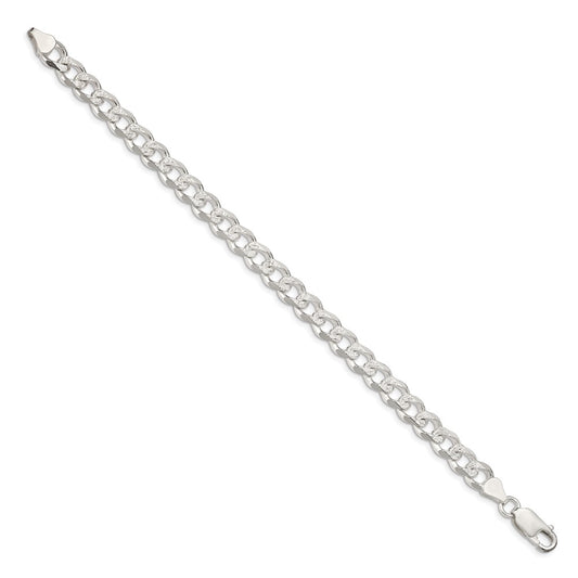 Buy Stylish 7.5mm Sterling Silver Pave Curb Chain - Affordable Luxury Jewelry