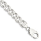 Buy Stylish 9.3mm Pav Curb Chain Necklace in High-Quality Sterling Silver-1