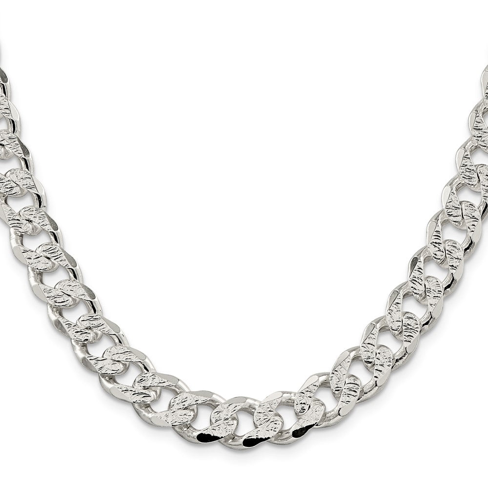 Buy Stylish 11.0mm Sterling Silver Pav Curb Chain | Luxury Design