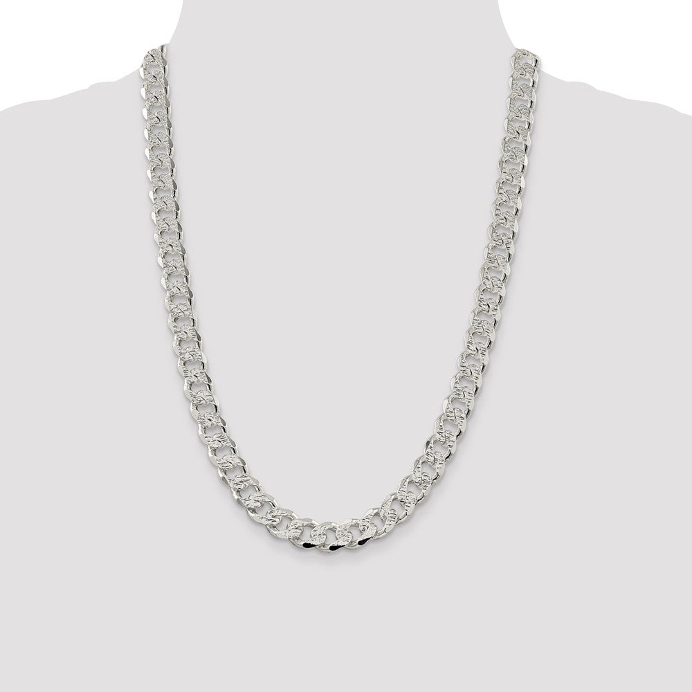 Buy Stylish 11.0mm Sterling Silver Pav Curb Chain | Luxury Design