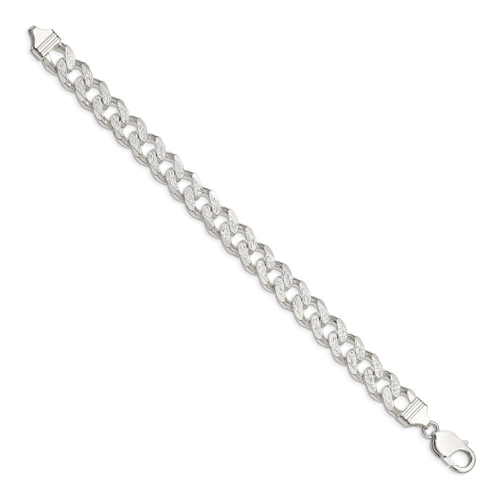 Exclusive 11.0mm Pav Curb Chain in Sterling Silver - Affordable Luxury!