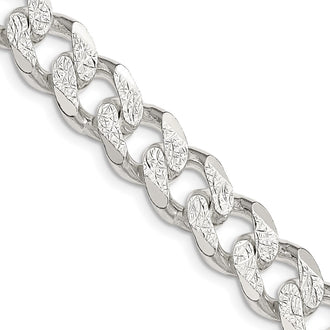 Buy Stylish 11.0mm Sterling Silver Pav Curb Chain | Luxury Design