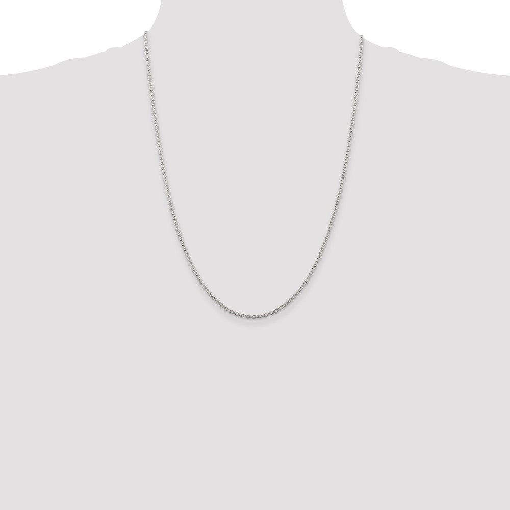Buy 2.25mm Sterling Silver Cable Chain | Stylish & High-Quality Jewelry