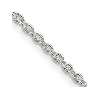 Order Stylish 2.25mm Sterling Silver Cable Chain - Affordable Luxury Jewelry