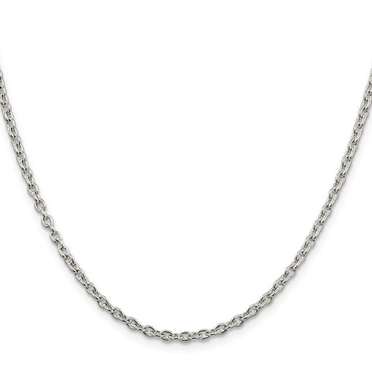 Buy Stylish 2.75mm Sterling Silver Cable Chain - Affordable Luxury Accessory