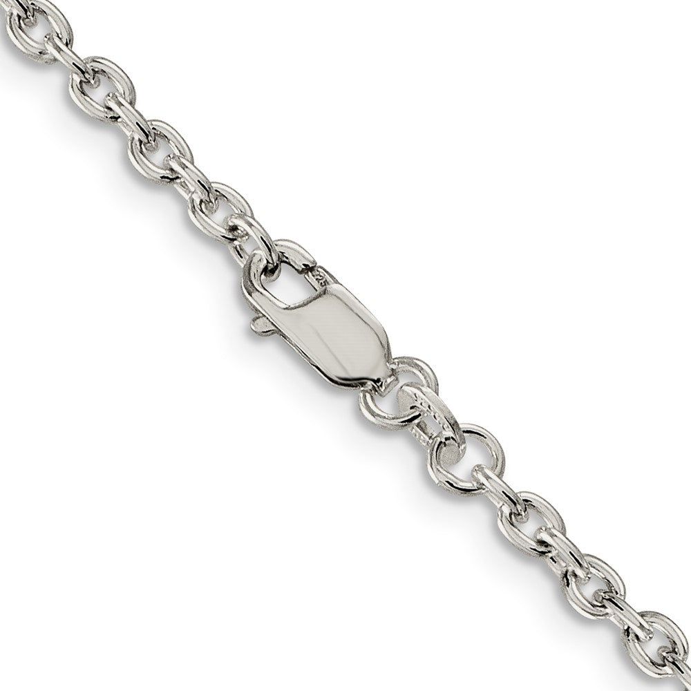 Buy Stylish 2.75mm Sterling Silver Cable Chain Necklace - Affordable Luxury
