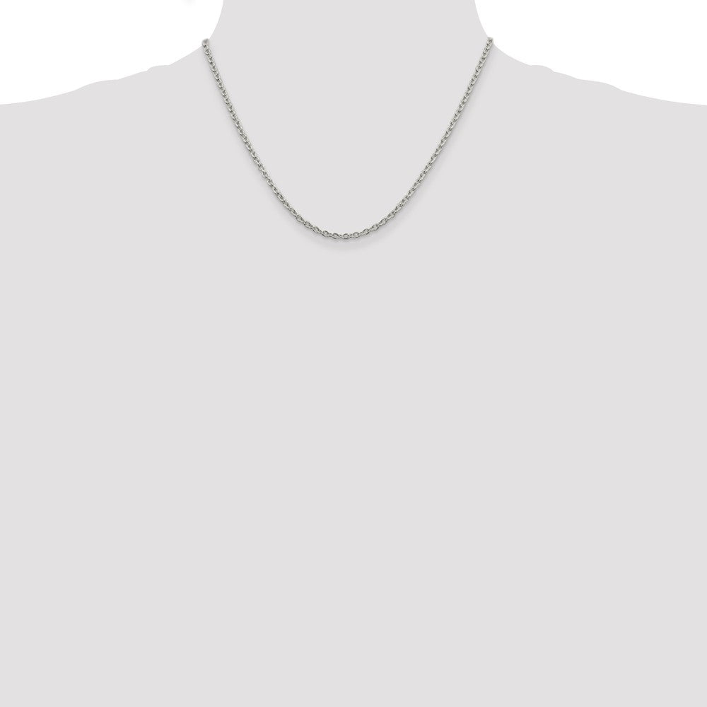 Buy Stylish 2.75mm Sterling Silver Cable Chain | Affordable Luxury Jewelry