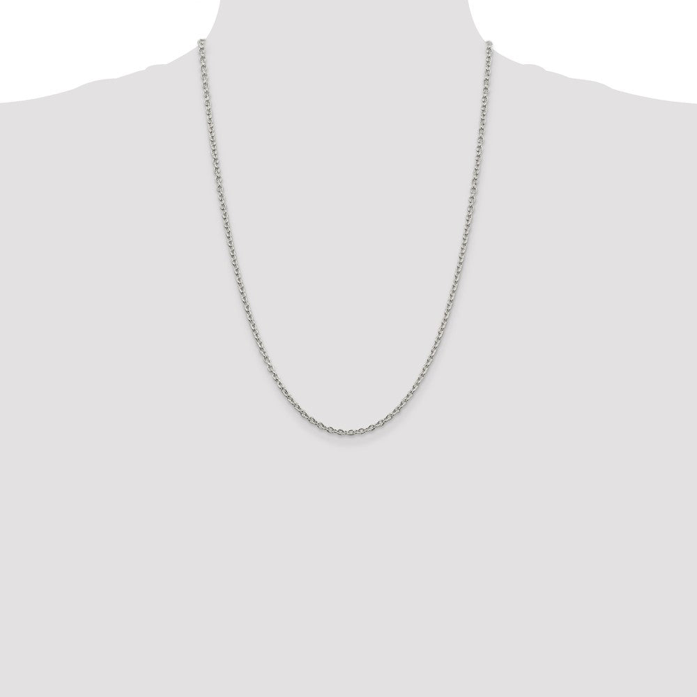 Buy Stylish 2.75mm Sterling Silver Cable Chain - Affordable Luxury Accessory