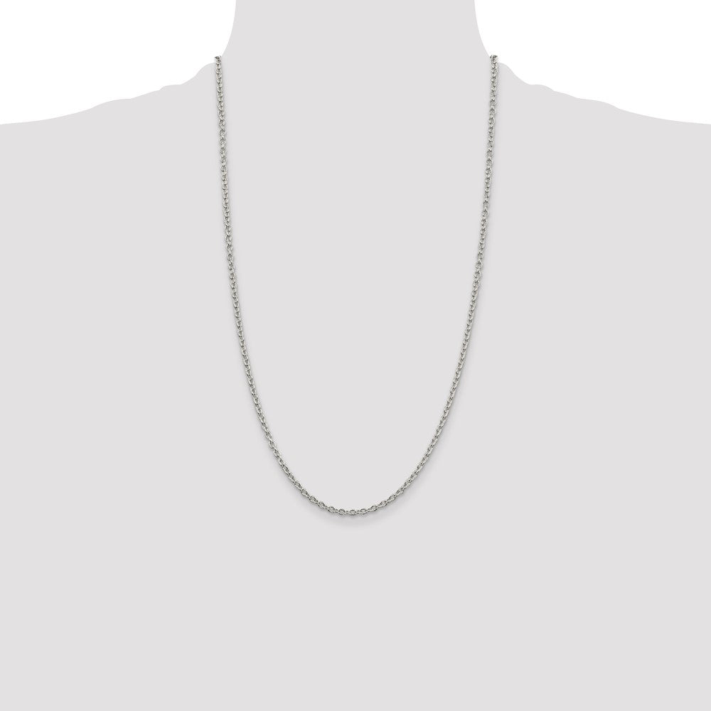 Buy Stylish 2.75mm Sterling Silver Cable Chain - Affordable Elegance