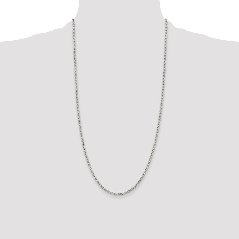 Buy Stylish 2.75mm Sterling Silver Cable Chain - Luxury Quality at Value Price