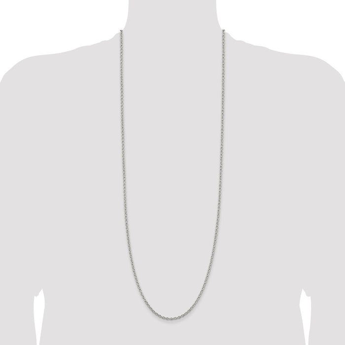 Buy Stylish 2.75mm Sterling Silver Cable Chain - High-Quality and Affordable-4
