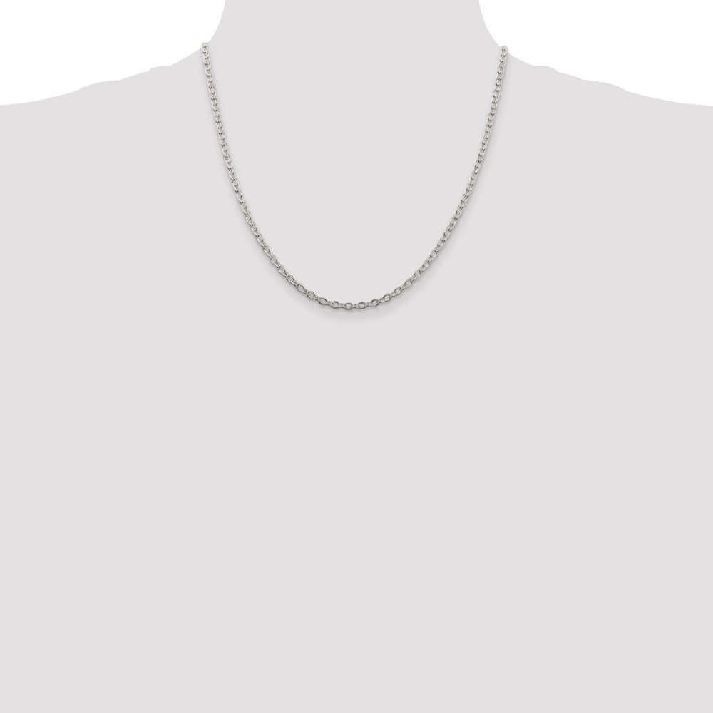 Buy Stylish 3.5mm Sterling Silver Cable Chain - High-Quality & Affordable!