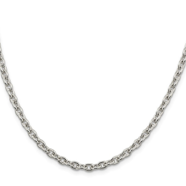 4.5mm Sterling Silver Cable Link Chain - Style GR1-1031572