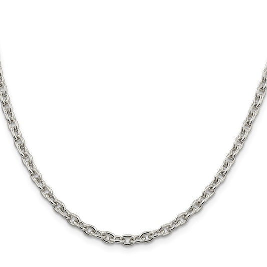 Buy Stylish 4.5mm Sterling Silver Cable Chain Necklace | Affordable Luxury