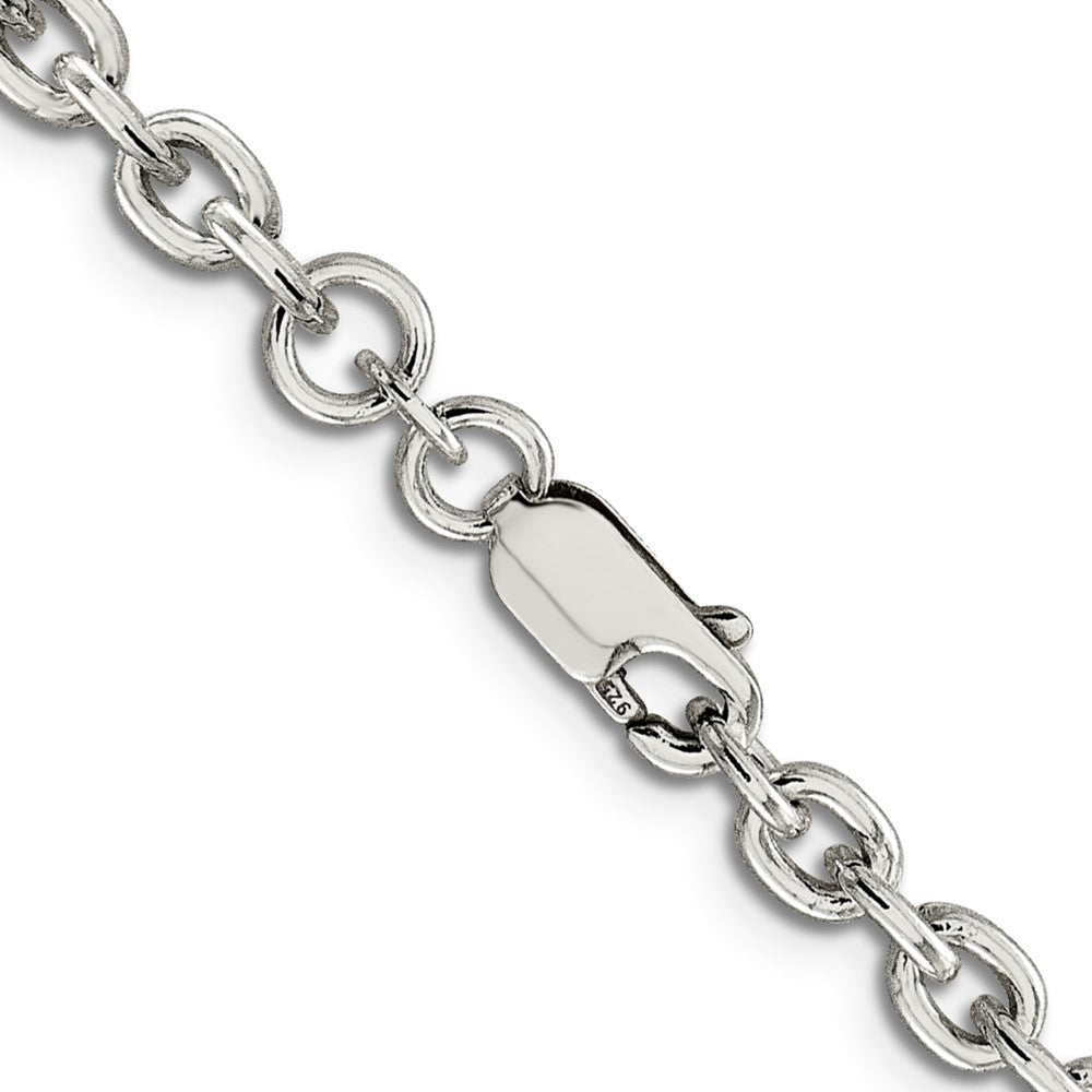 Buy Stylish 4.5mm Sterling Silver Cable Chain Necklace - Affordable Luxury!