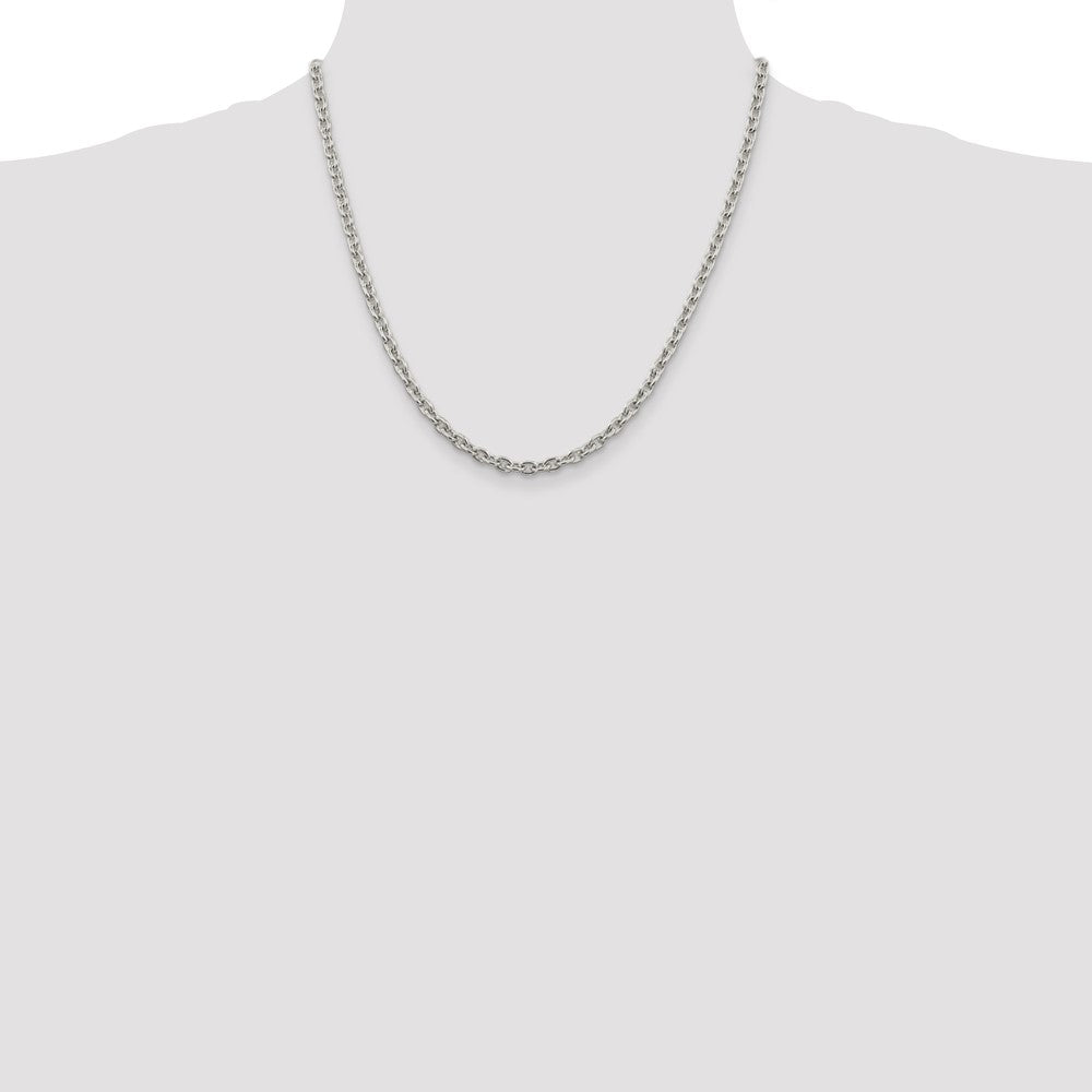 Exclusive 4.5mm Sterling Silver Cable Chain - Stylish & Affordable Value!