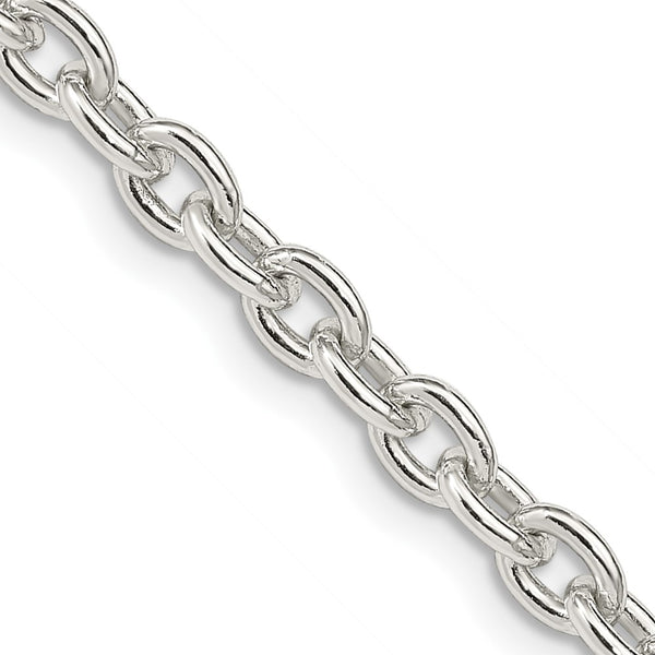 4.5mm Sterling Silver Cable Chain - Style GR1-1031580
