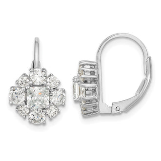 High-Quality Cheryl M Sterling Silver Leverback Earrings | Stylish CZs & Affordable Price