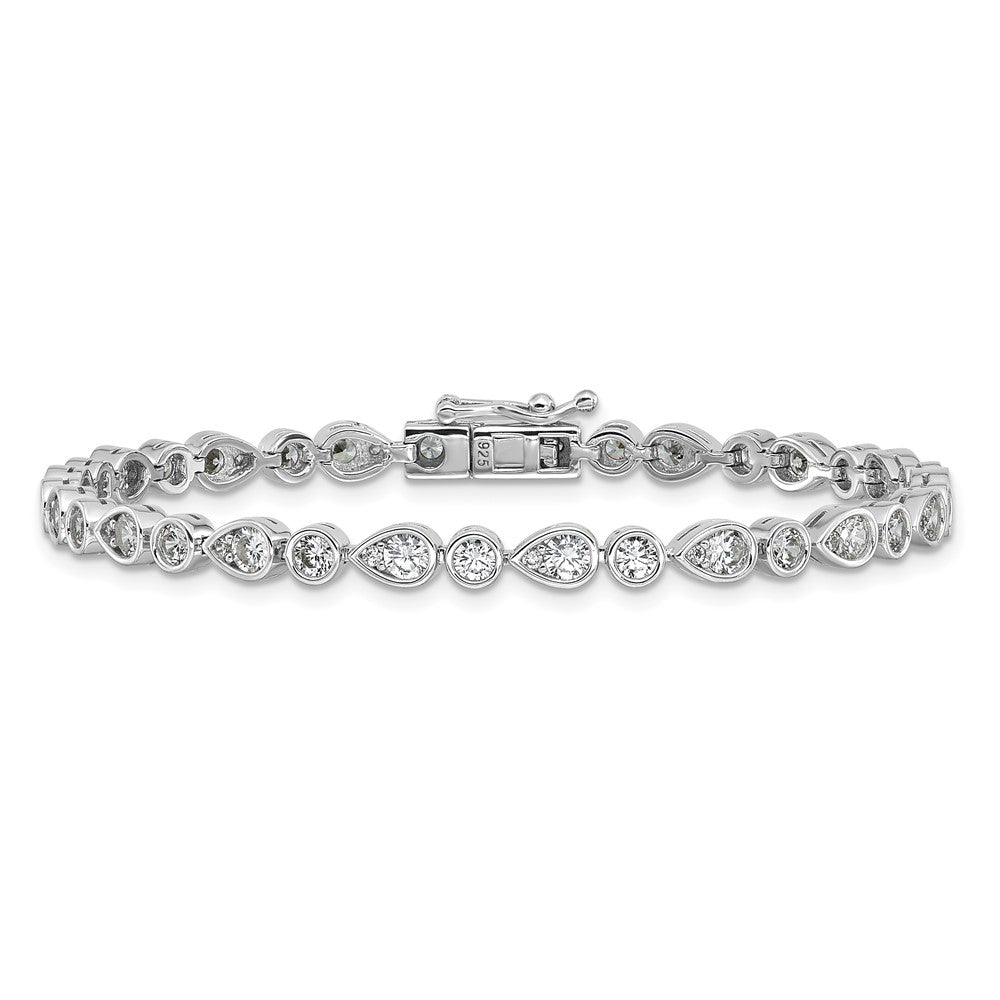 Buy Exclusive Cheryl M Sterling Silver CZ Bracelet - Stylish & Affordable!