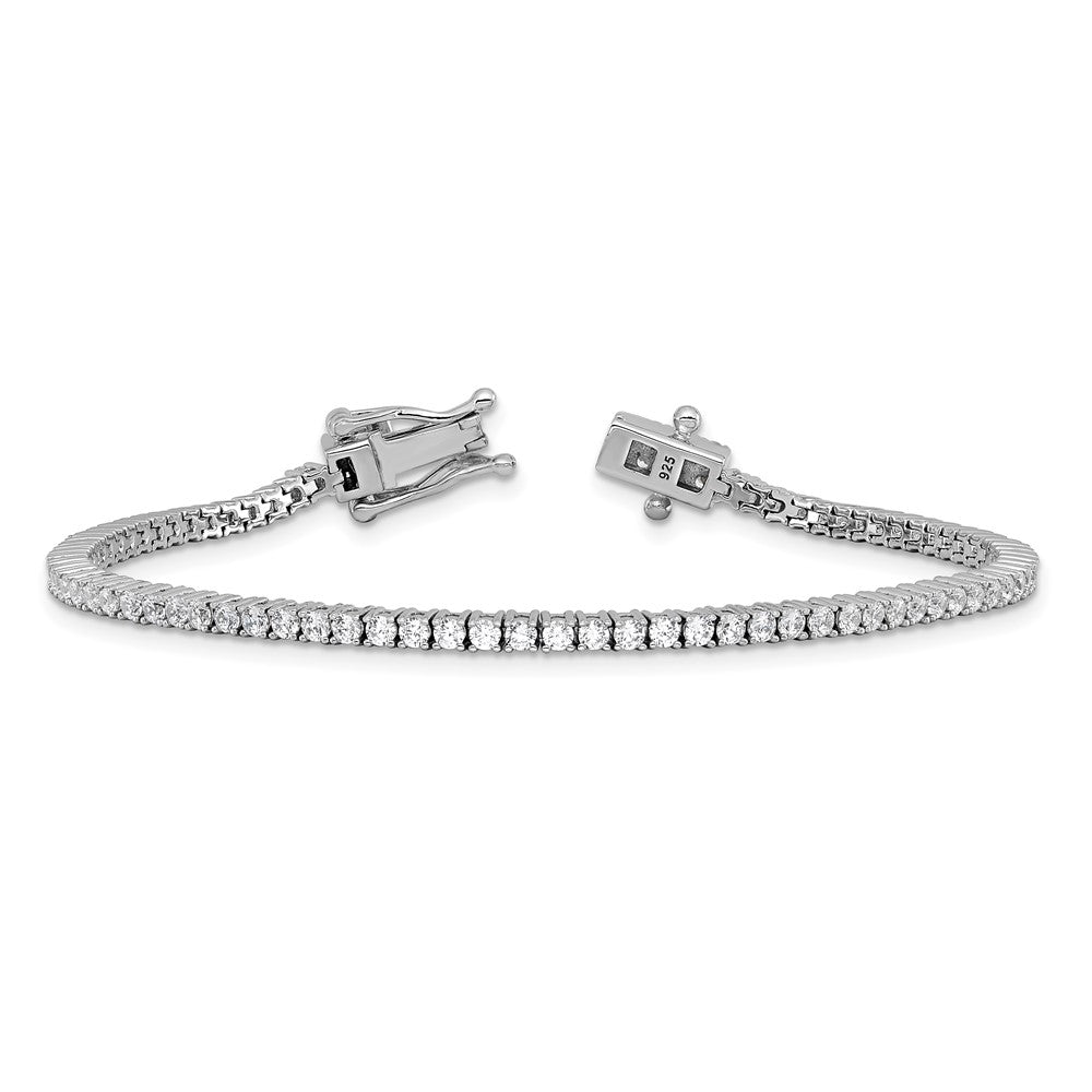 Buy Stylish Sterling Silver CZ Tennis Bracelet - High-Quality Rhodium Plated