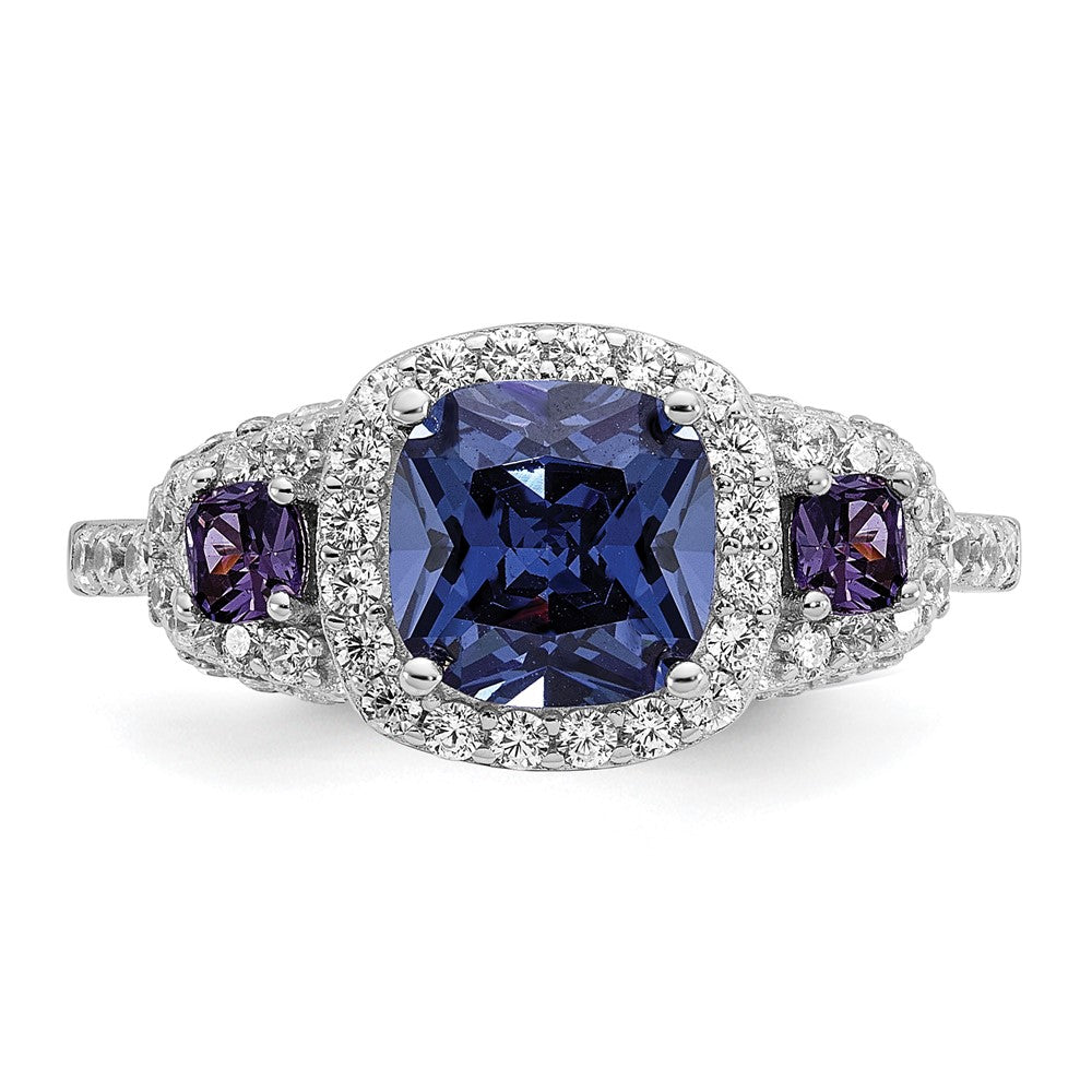 Buy High-Quality Cheryl M Sterling Silver Halo Ring with CZ Accents - Stylish Value!
