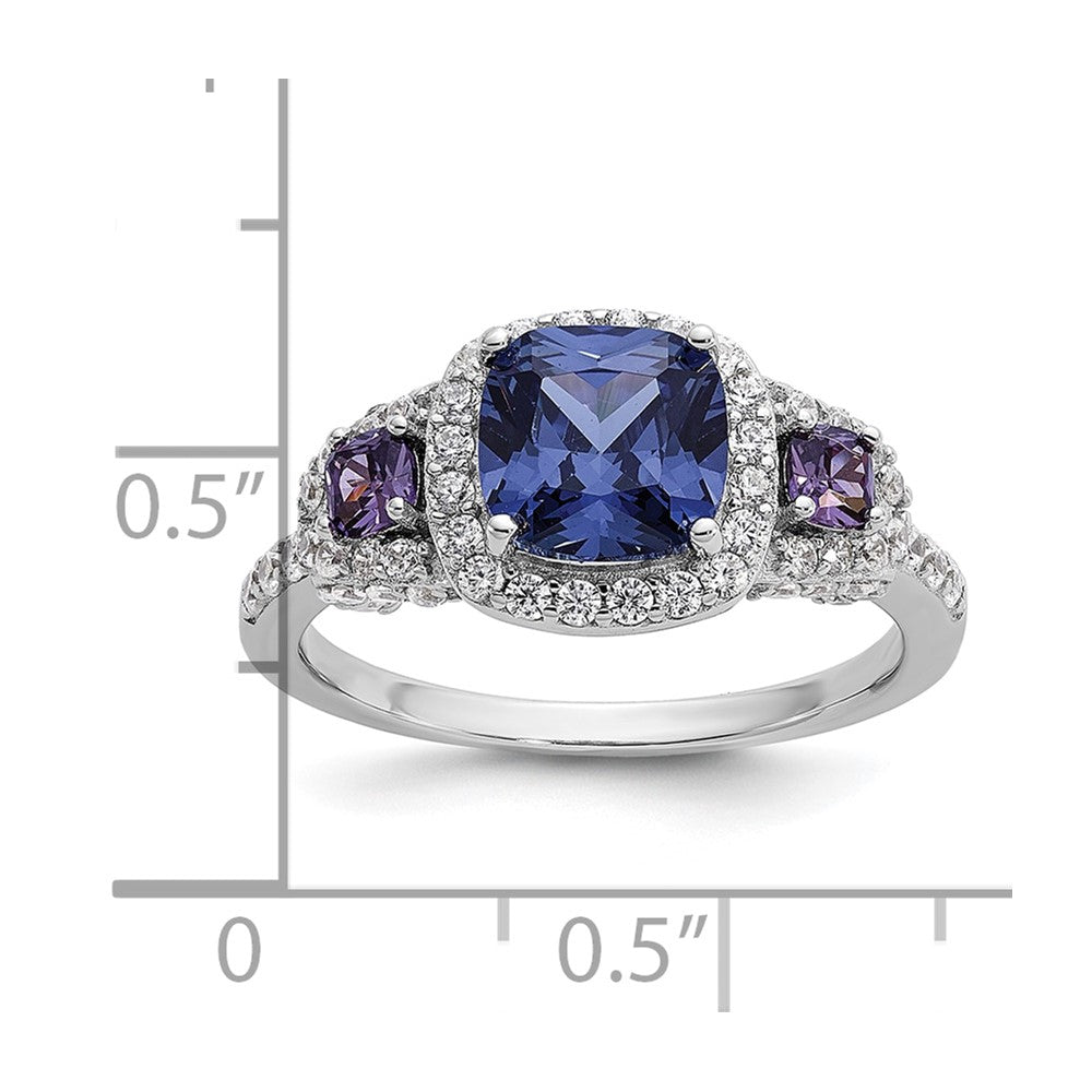 Buy High-Quality Cheryl M Sterling Silver Halo Ring with CZ Accents - Stylish Value!
