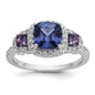 Buy Exclusive Cheryl M Sterling Silver Halo Ring | Stylish Rhodium-Plated CZ-1