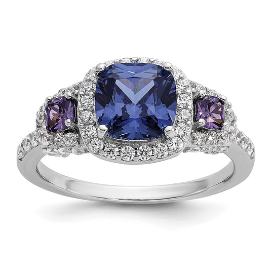 Buy High-Quality Cheryl M Sterling Silver Halo Ring with CZ Accents - Stylish Value!