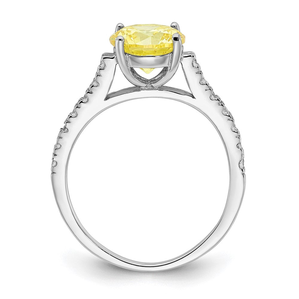 Order Stylish Cheryl M Sterling Silver Rhodium-Plated Cubic Zirconia Ring