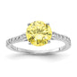 Order the Stylish Cheryl M Polished Sterling Silver Ring with CZ Accents-1