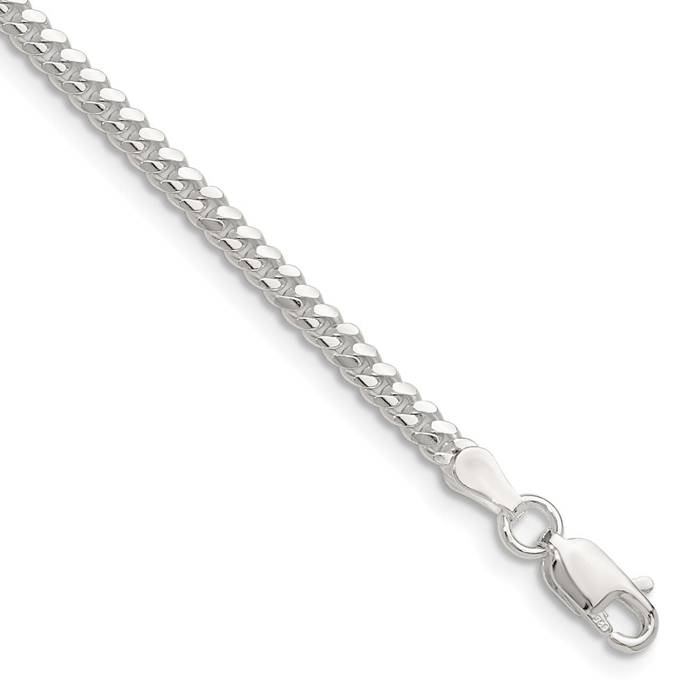 Buy Stylish 2.9mm Polished Domed Curb Chain in Sterling Silver - Luxury Value!