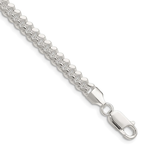5.7mm Polished Sterling Silver Curb Chain