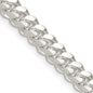 High-Quality 6.4mm Sterling Silver Domed Curb Chain - Stylish Value Piece-6