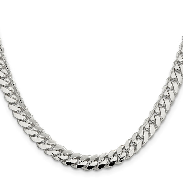 7.0mm Sterling Silver Domed Curb Chain - Style GR1-1032316